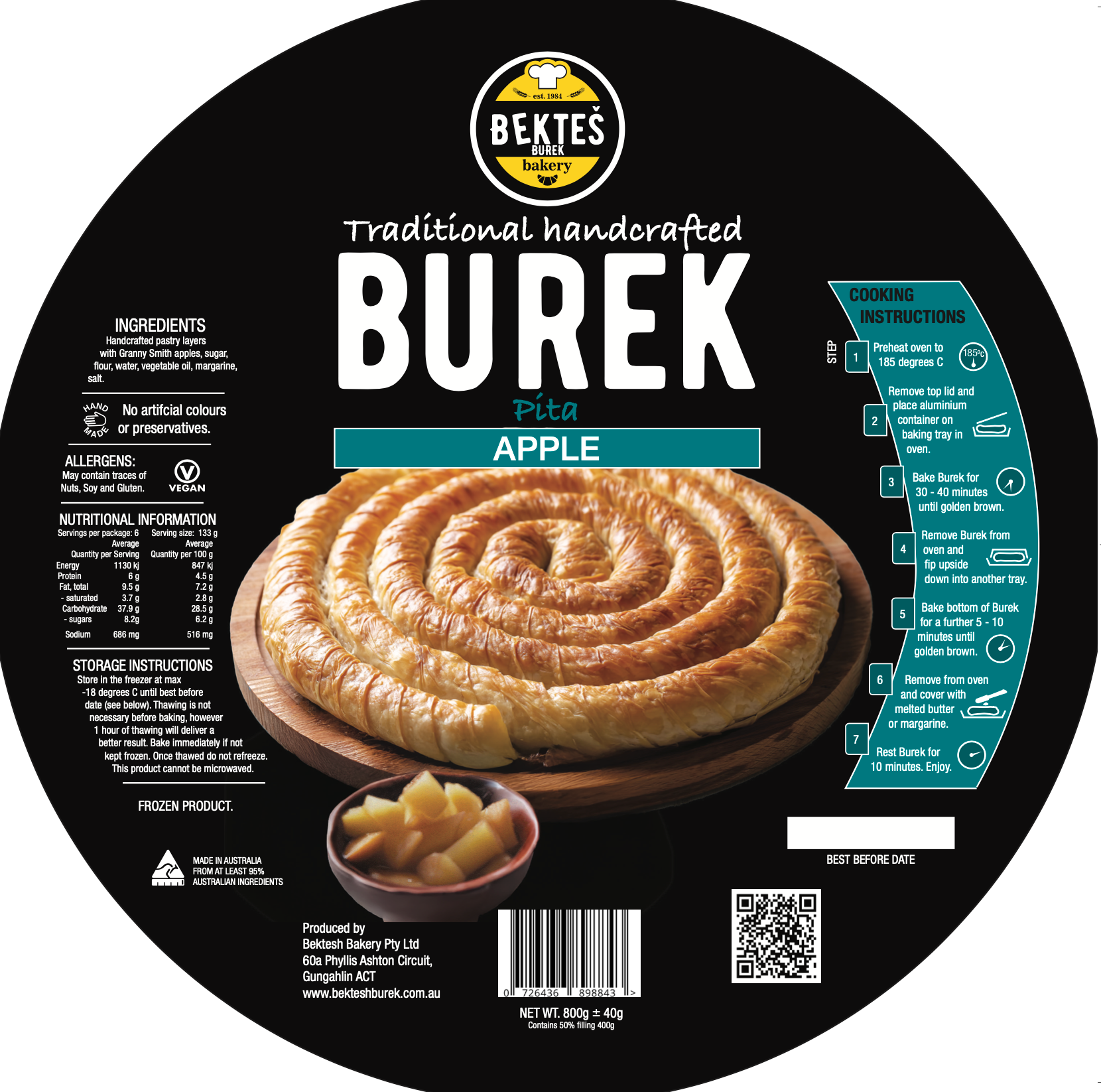 Apple Burek Round
