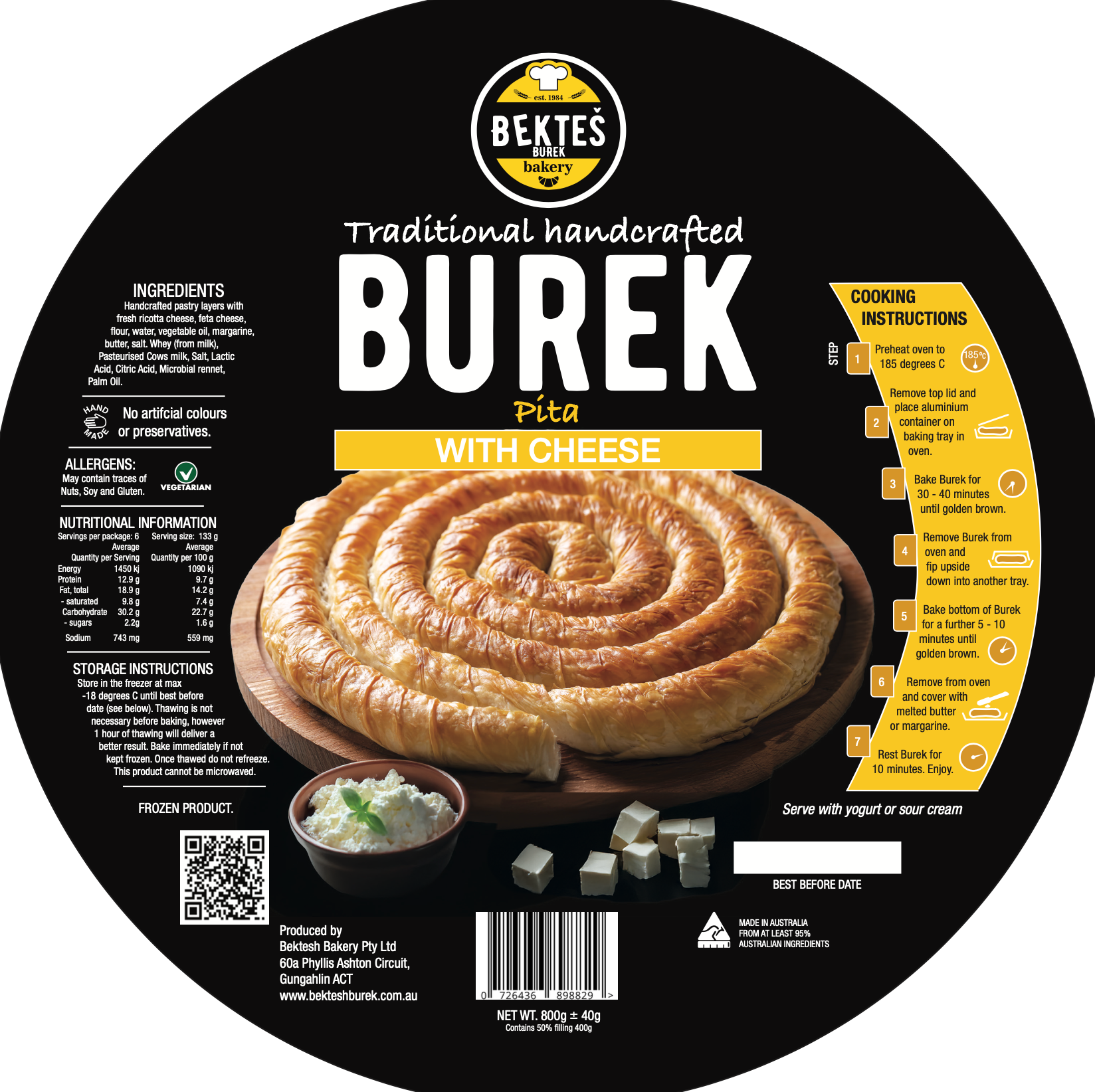 Cheese Burek Round